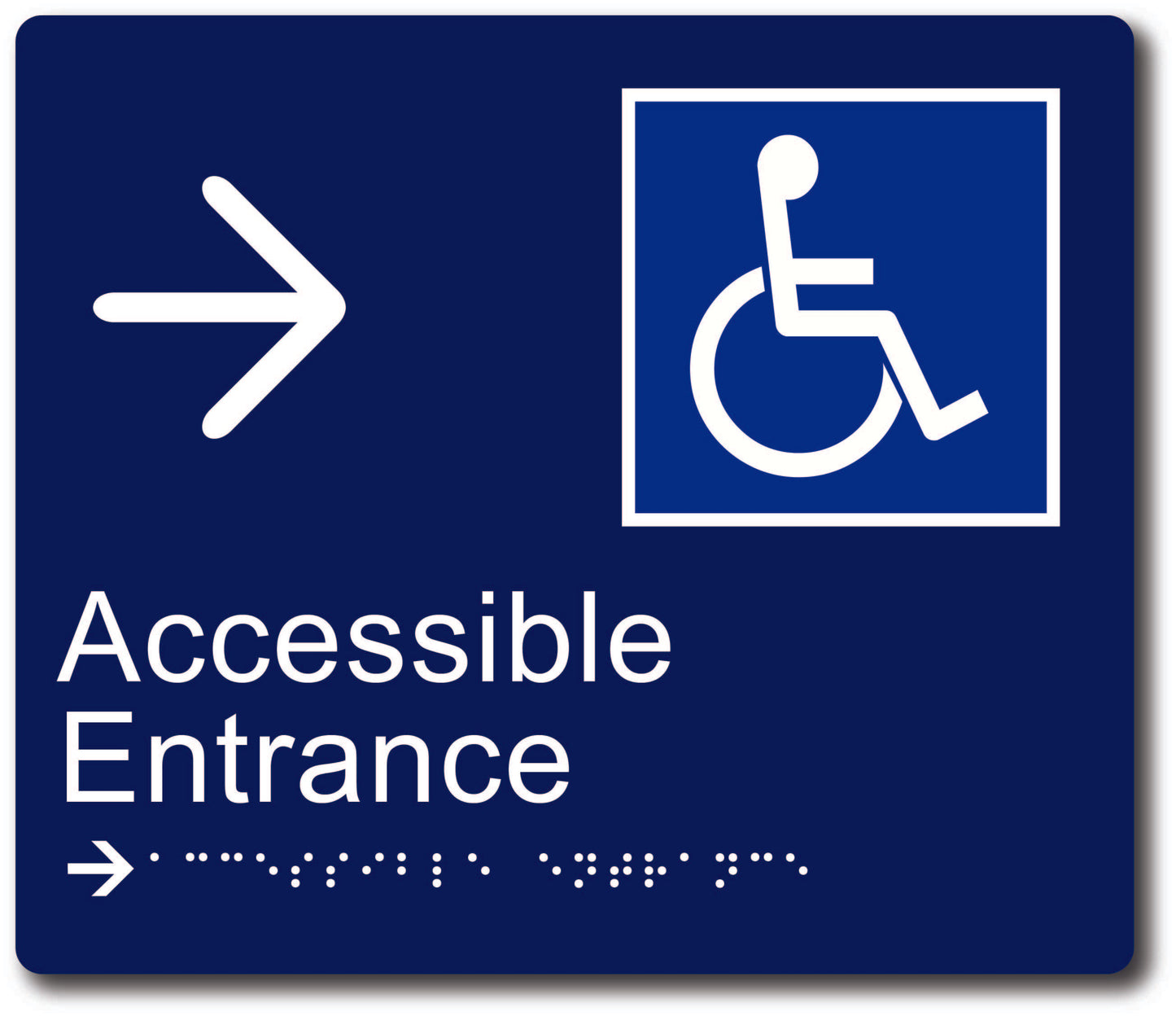 Accessible Entrance - Right Arrow