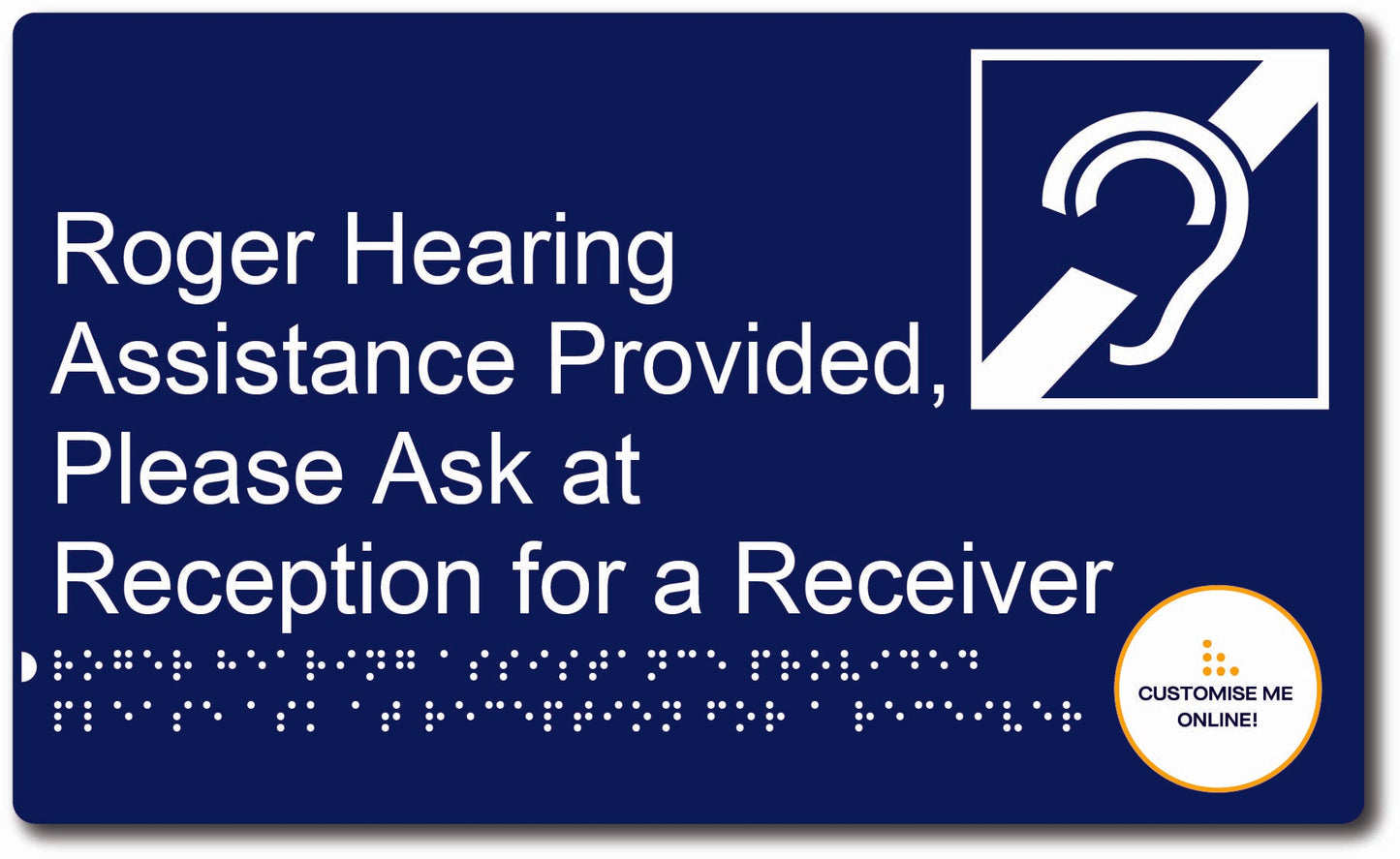 Hearing: Roger Hearing Assistance Provided, Please Ask at Reception for a Receiver