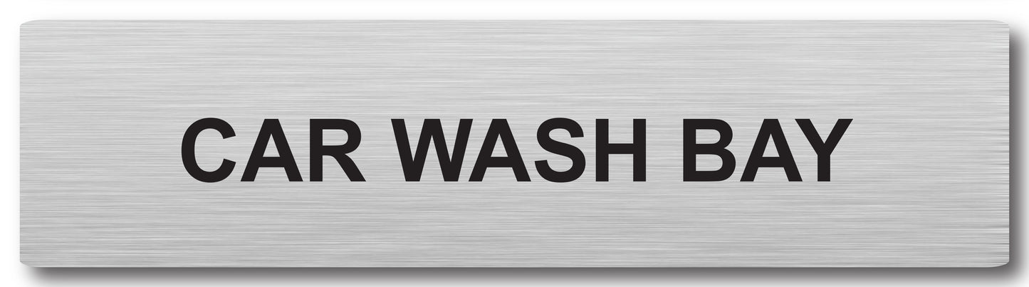 Door Plaque - Car Wash Bay