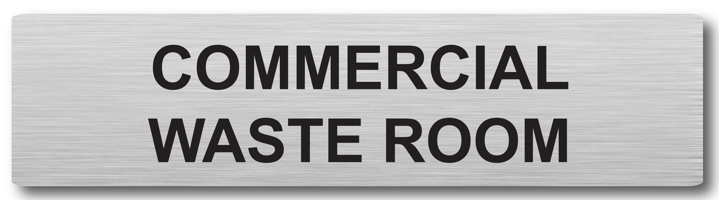 Door Plaque - Commercial Waste Room