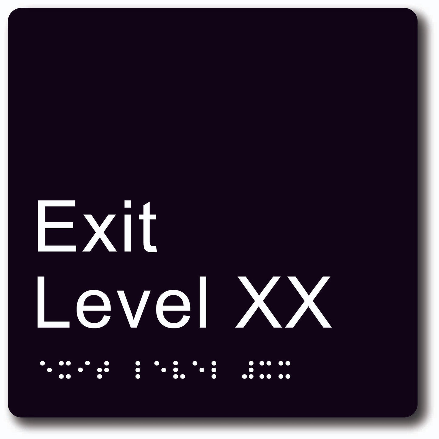 Exit Level TypeC 150x150mm