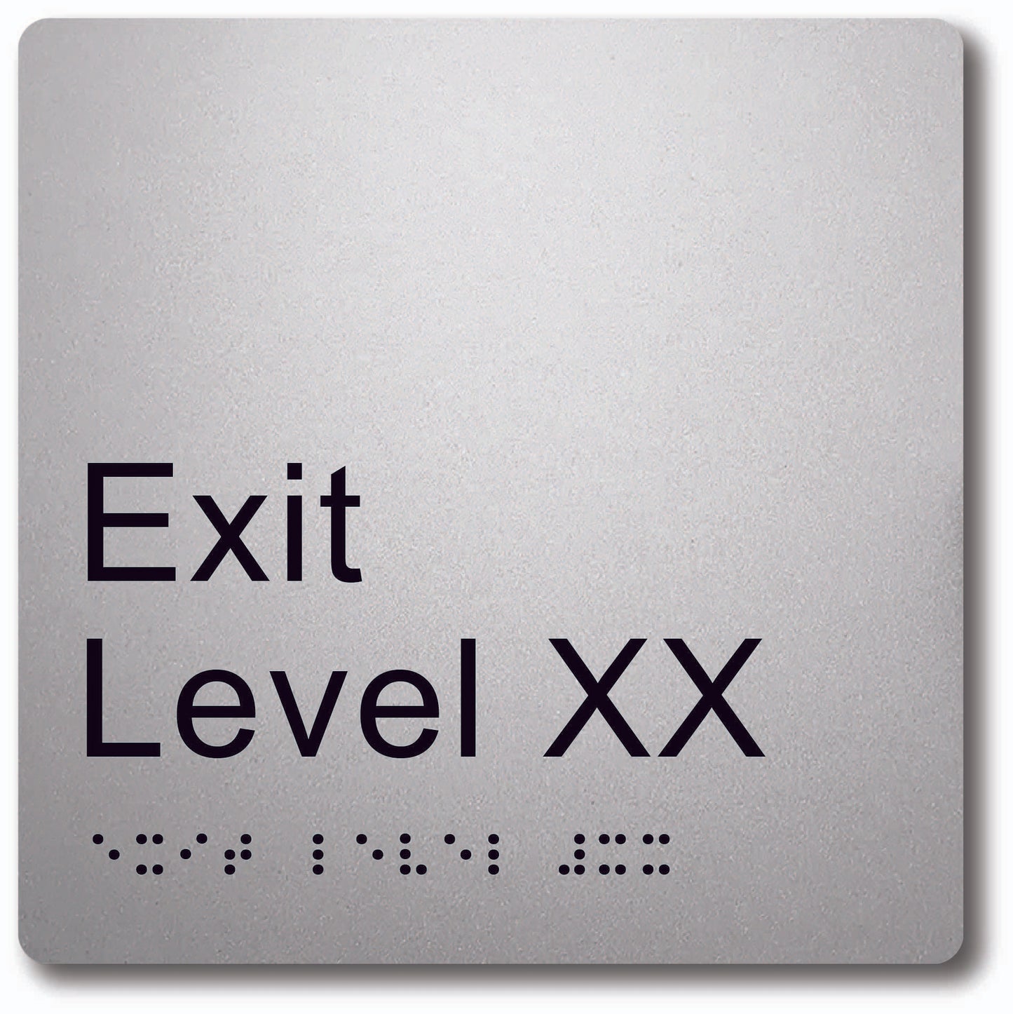 Exit Level TypeC 150x150mm