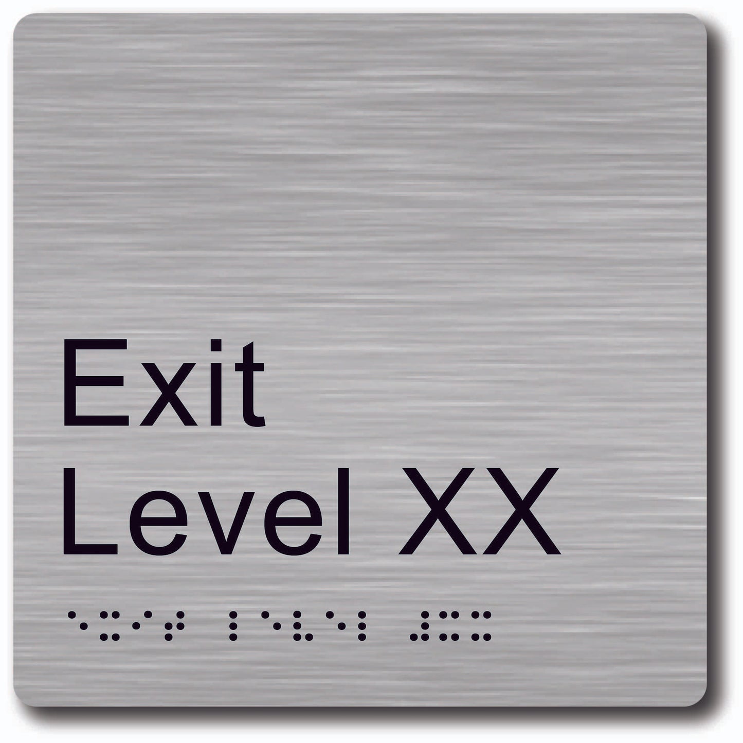Exit Level TypeC 150x150mm