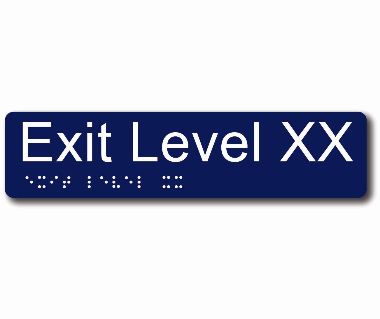 Exit Level TypeE 210x50mmH