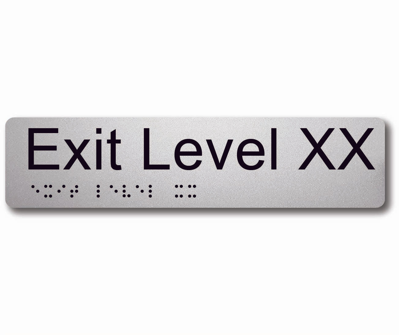 Exit Level TypeE 210x50mmH