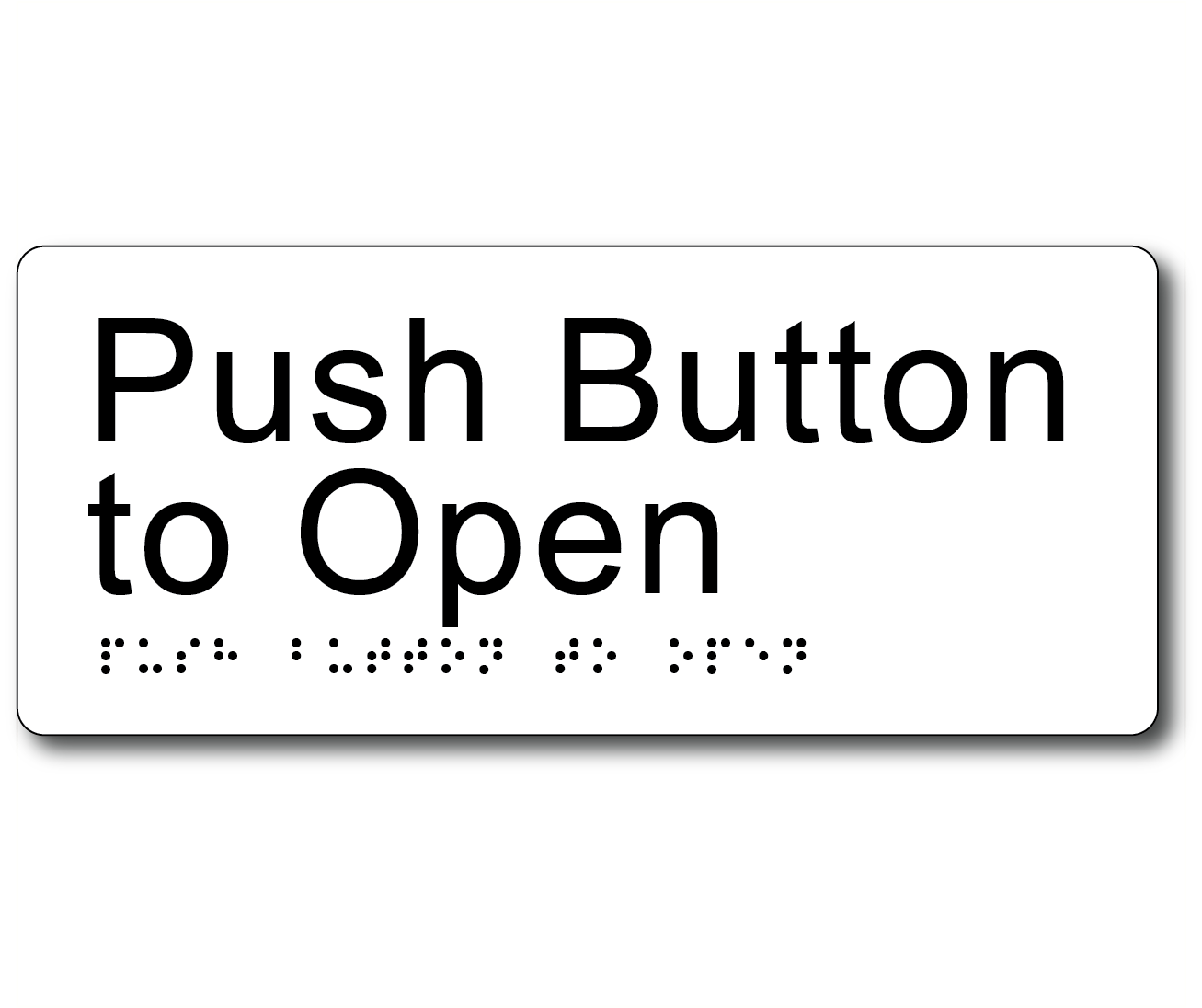 Push Button to Open