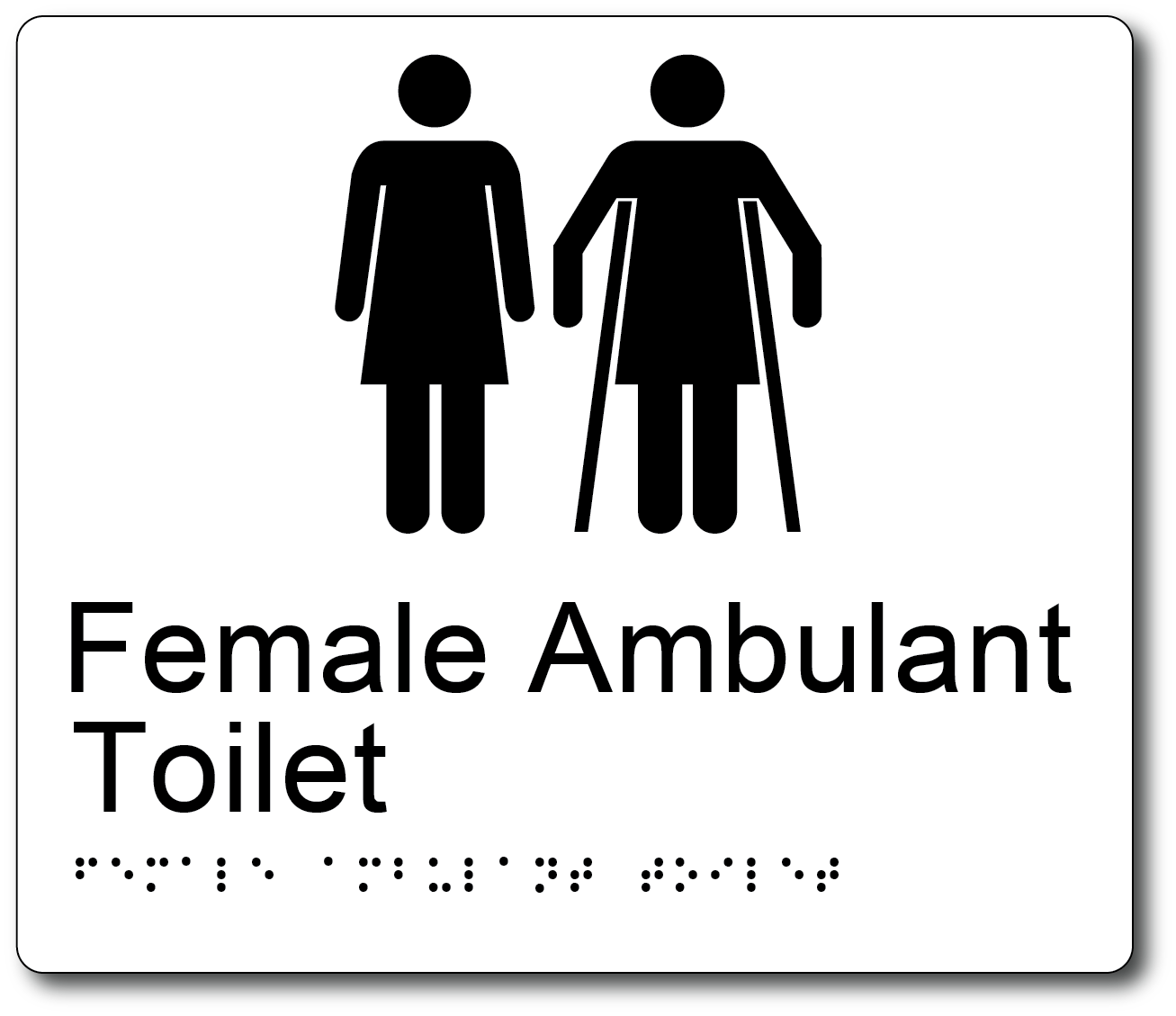 Female Ambulant Toilet Type 2