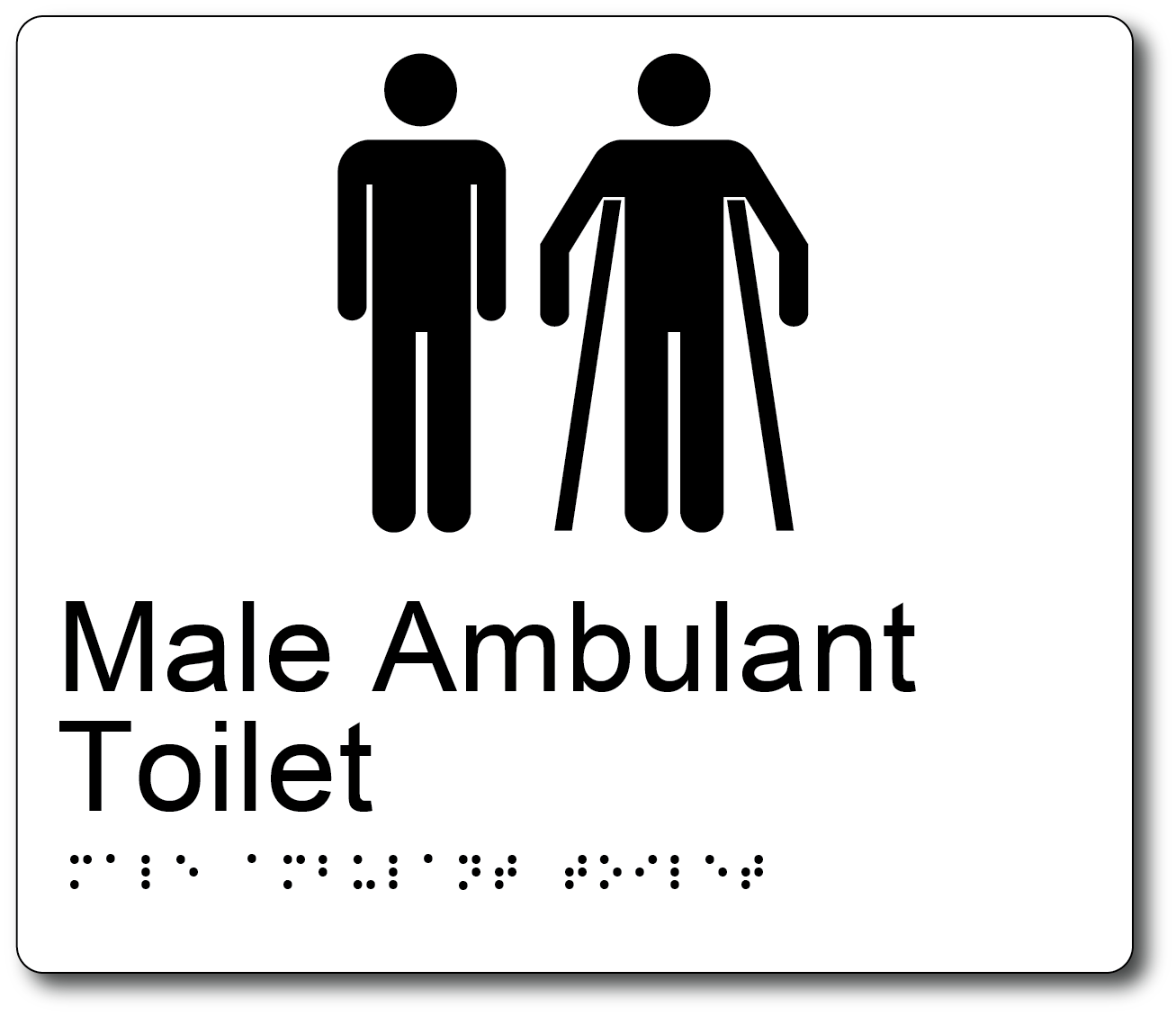 Male Ambulant Toilet Type 2