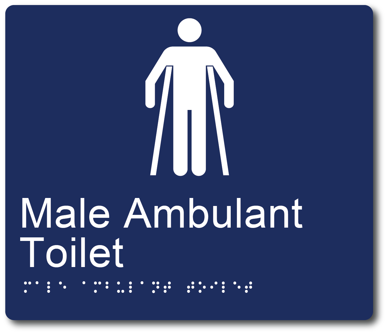 Male Ambulant Toilet Type 1