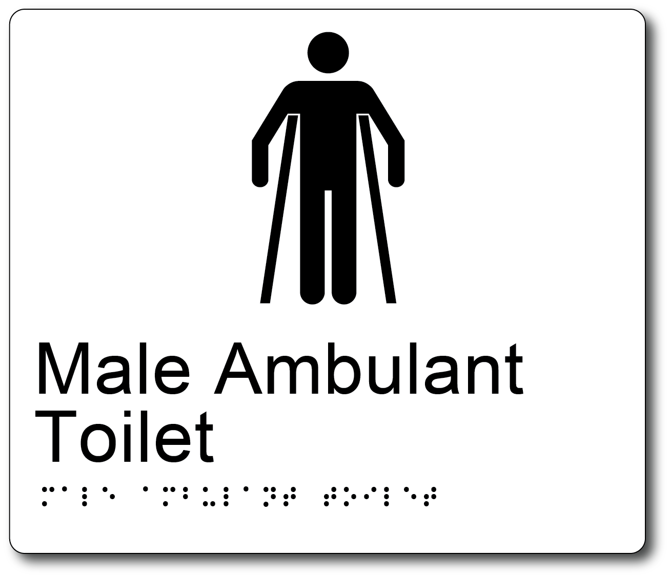 Male Ambulant Toilet Type 1