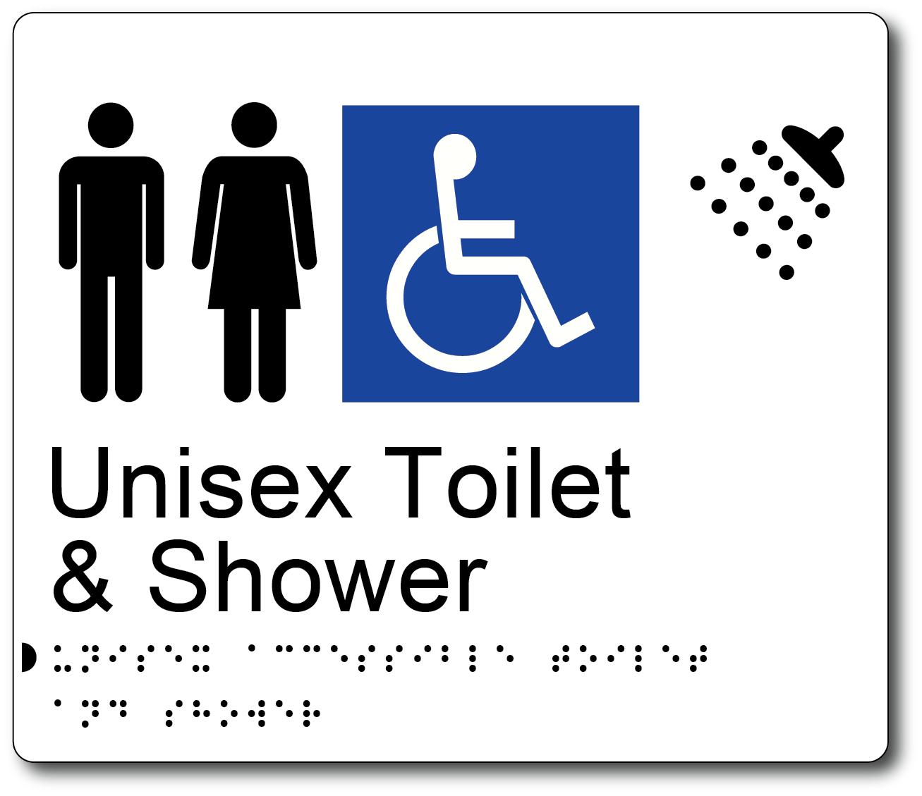 Unisex Toilet & Shower - Accessible