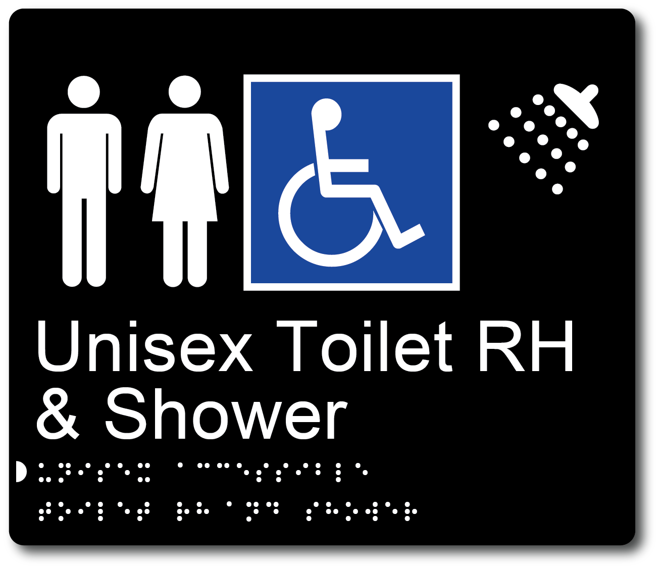 Unisex Toilet RH & Shower