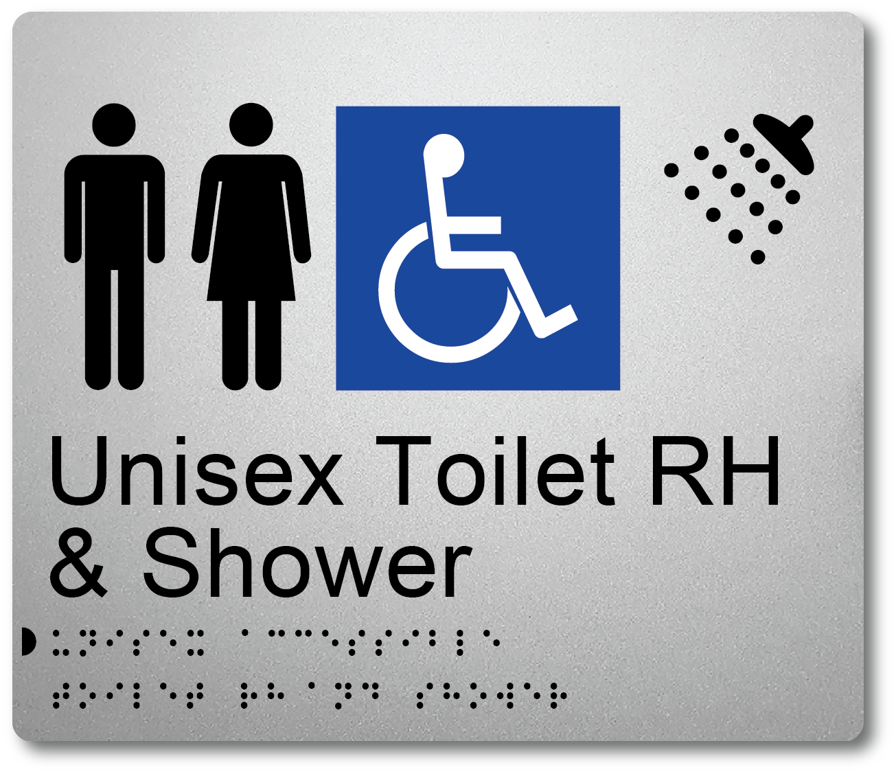 Unisex Toilet RH & Shower