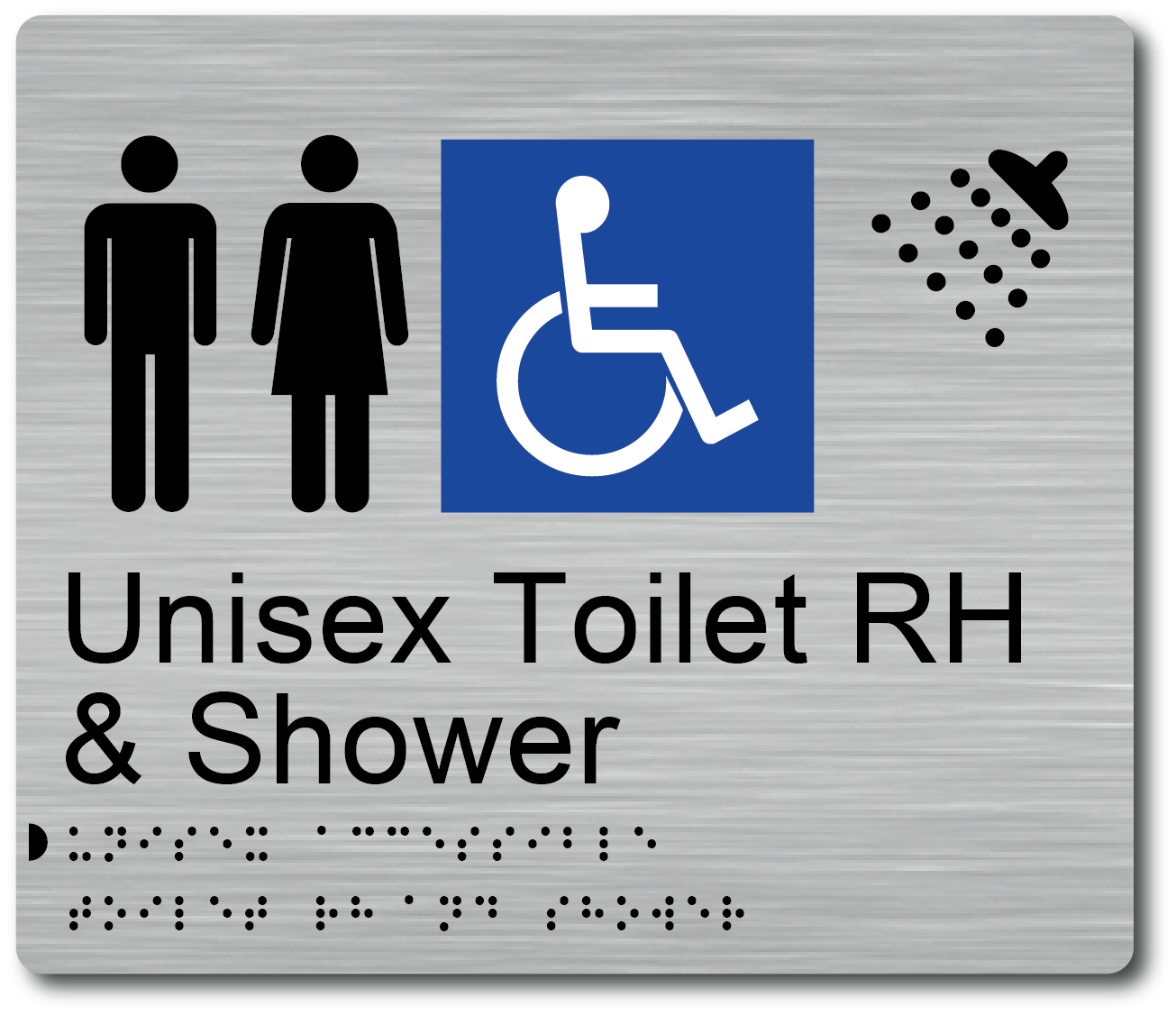 Unisex Toilet RH & Shower