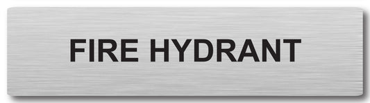 Door Plaque - Fire Hydrant