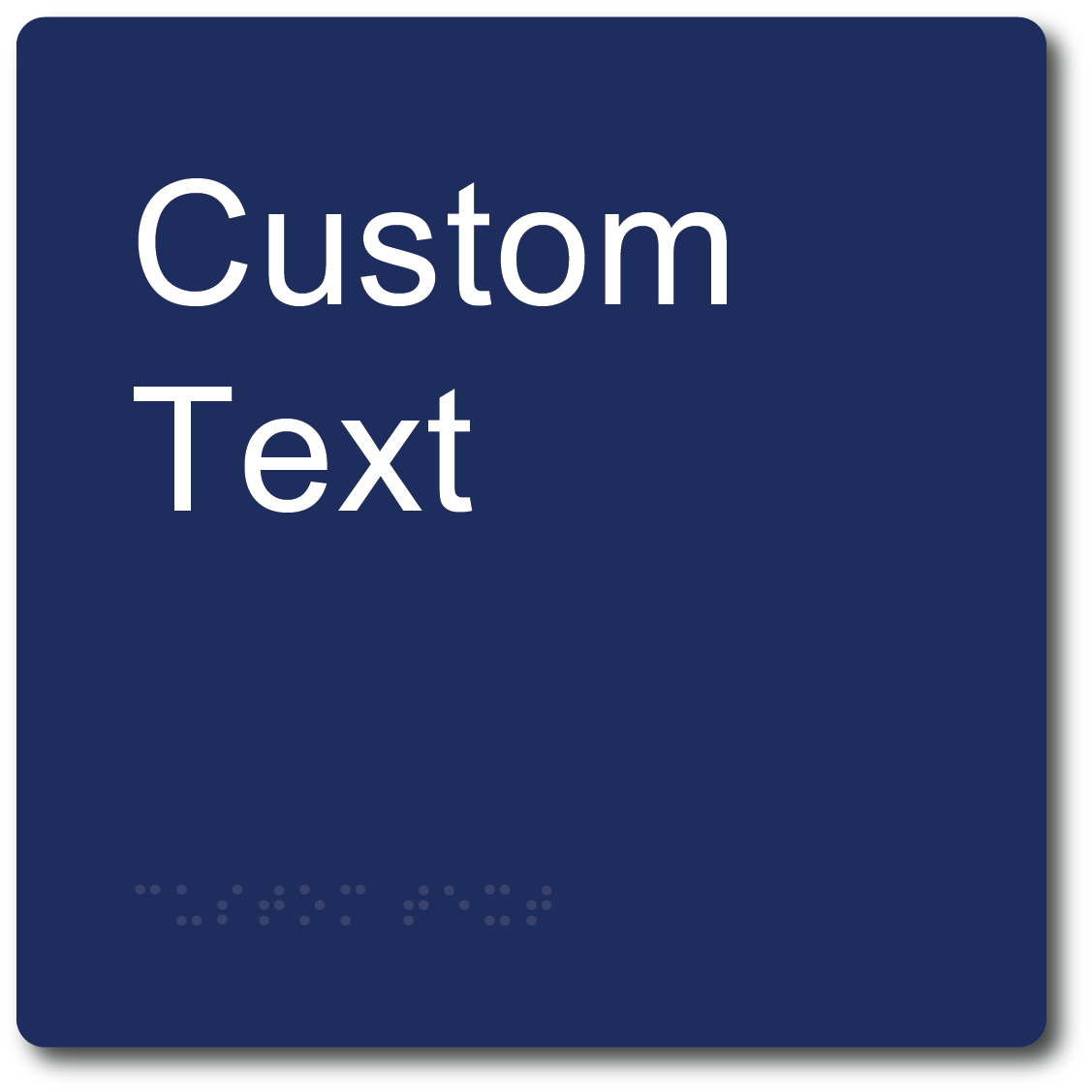 Customisable Text - 180x180mm