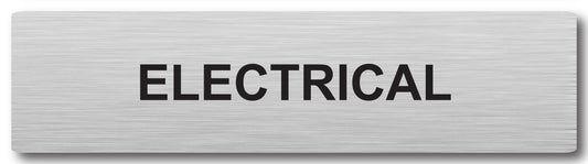 Door Plaque - Electrical