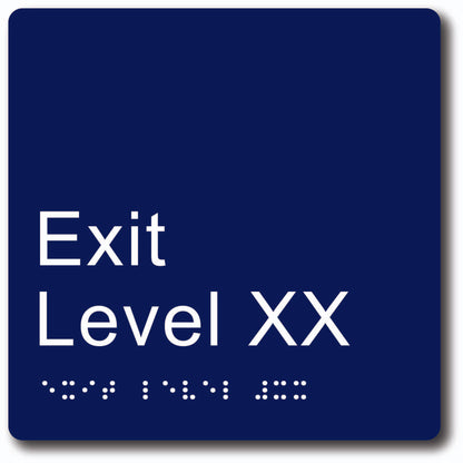 Exit Level TypeC 150x150mm