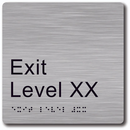 Exit Level TypeC 150x150mm