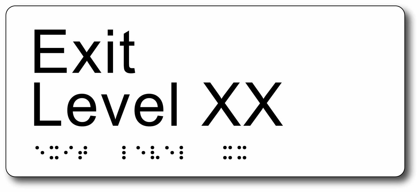 Exit Level Type B 210x90mm