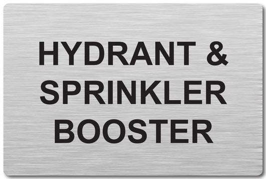 Door Plaque - Hydrant & Sprinkler Booster