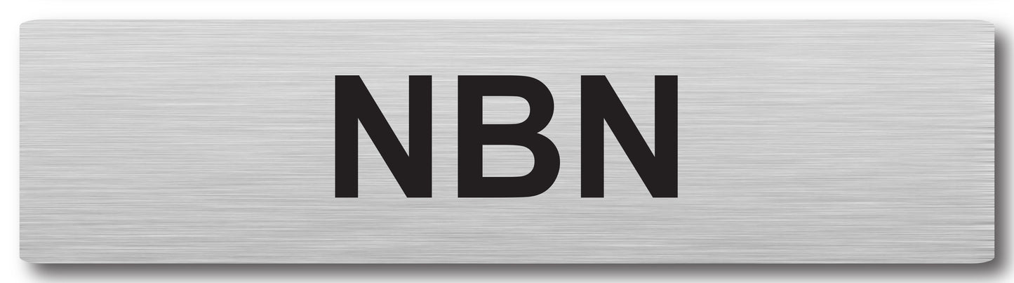 Door Plaque - NBN